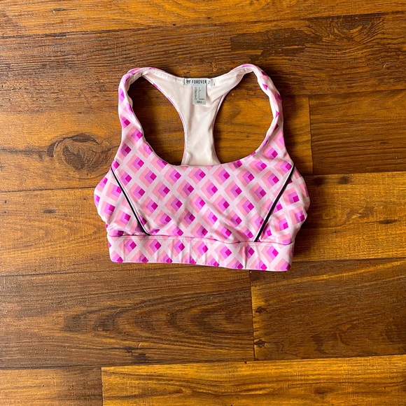 Forever 21 Pink and Purple Sports Bra - Picture 1 of 4
